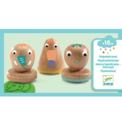 Carimbos De Animais P/ Plasticina  DJECO