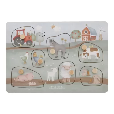 Puzzle Sonoro Little Farm Little Dutch
