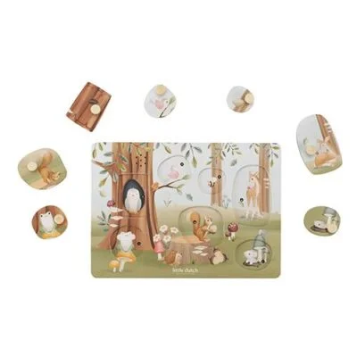 0034106 geluidenpuzzel hout forest friends 400x400 1