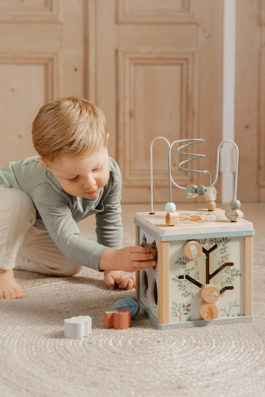 LD7231 Wooden Activity Cube Forest Friends 13