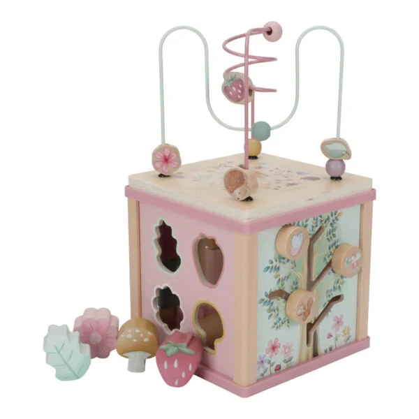 LD7331 Product Wooden activity cube Fairy Garden 1 600x600 1