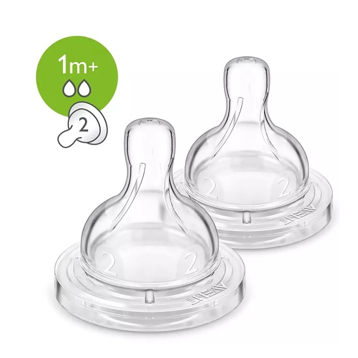 Tetinas silicone Classic 1mes anti colicas Philips Avent