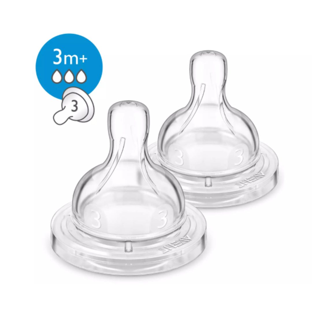 Tetinas silicone Classic 3 meses anti colicas Philips Avent