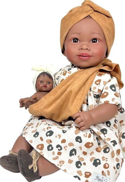 maria com bebe bege nines d onil