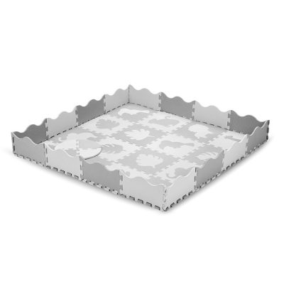 Tapete de chão espuma puzzle ZAWI cinza Momi