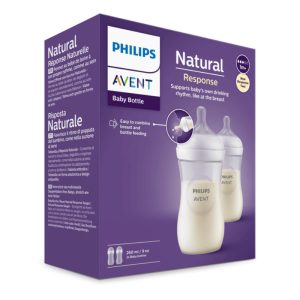Conjunto biberões Natural Response 260ml embalagem dupla Philips A