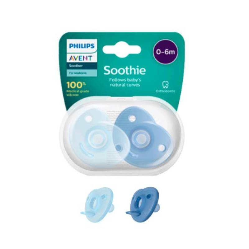 philips avent soothie chupetas boy 0 6m