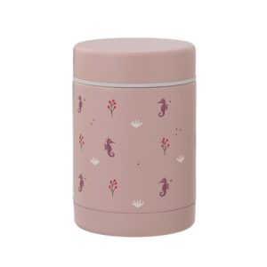 Termos para sólidos cavalo marinho rosa Fresk 300ml