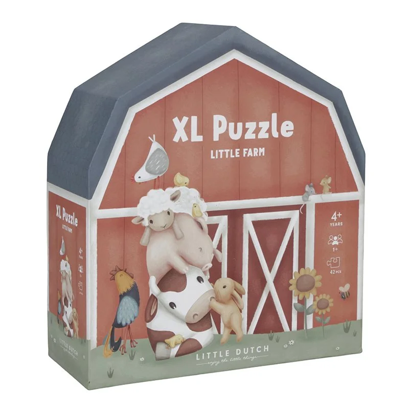 0025494 little dutch floor puzzle little farm little farm 0