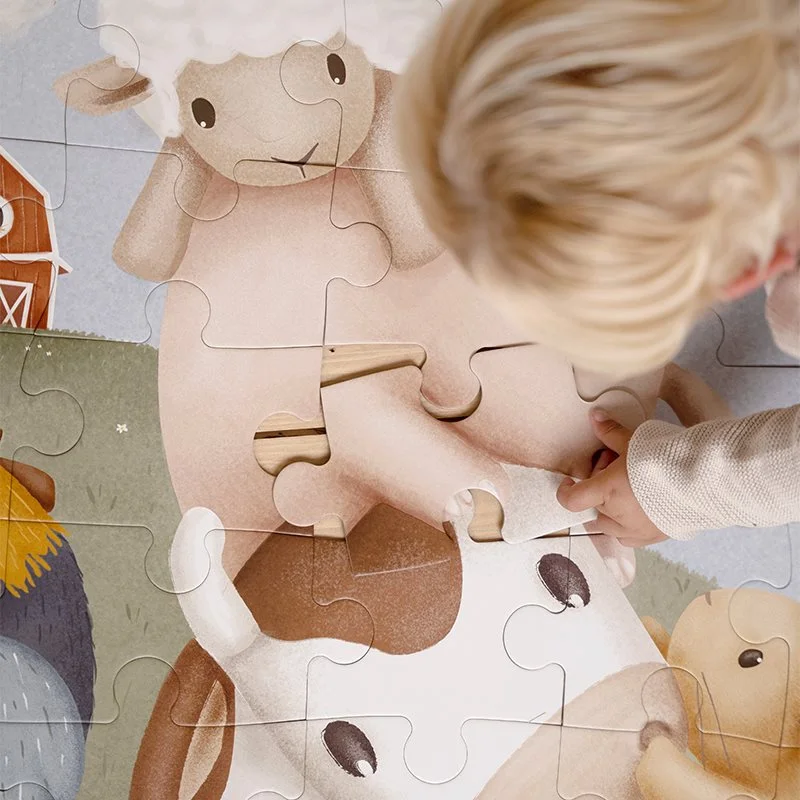 0025497 little dutch floor puzzle little farm little farm 3