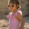 Fato de banho sem manga ocean treasures rosa Little Dutch - Thumbnail Image 3