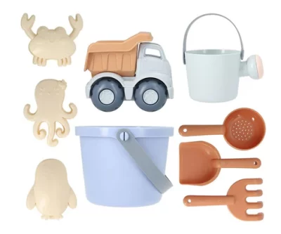 Set Brinquedos de praia Balde Blue Monnëka