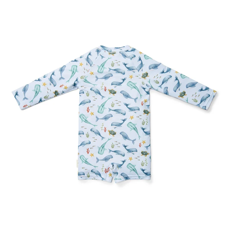 swimsuit long sleeves ocean sea life multi colour CL25038101 CL25038102 CL25038103 CL25038104 product 2