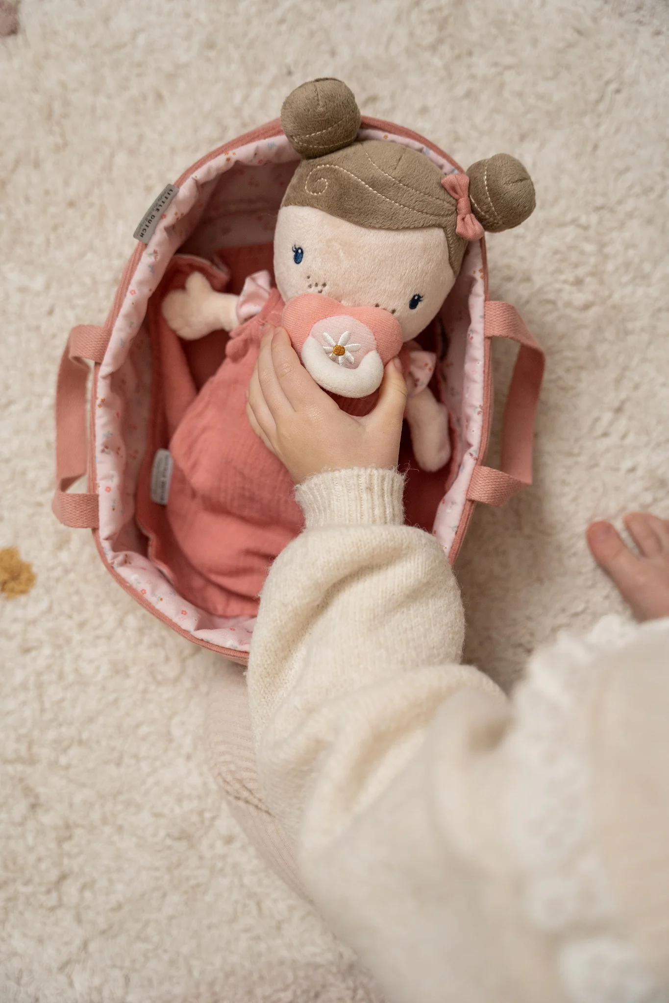 Baby Rosa com Alcofa | Little Pink Flowers - Image 4
