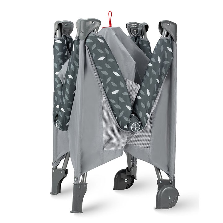 momi belove travel cot gray 3