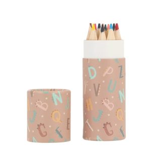 Tubo 12 lápis Funny Letters