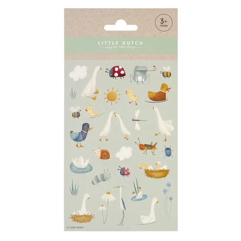 0017897 little dutch sticker sheet little goose little goose 1 1000