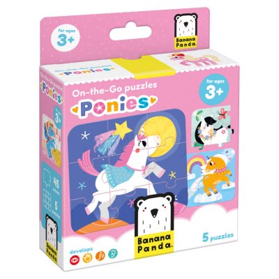 On-the-go-puzzle póneis Banana Panda