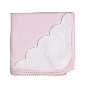 Fralda algodão pique rosa Baby Gi 67cmx67cm