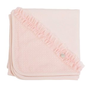 Fralda algodão meadow pink peach Baby Gi 67cmx67cm