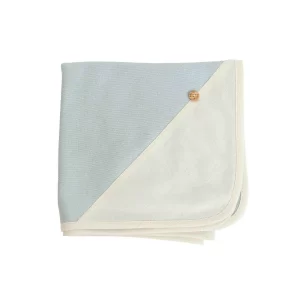 Fralda algodão pastel blue Baby Gi 67cmx67cm