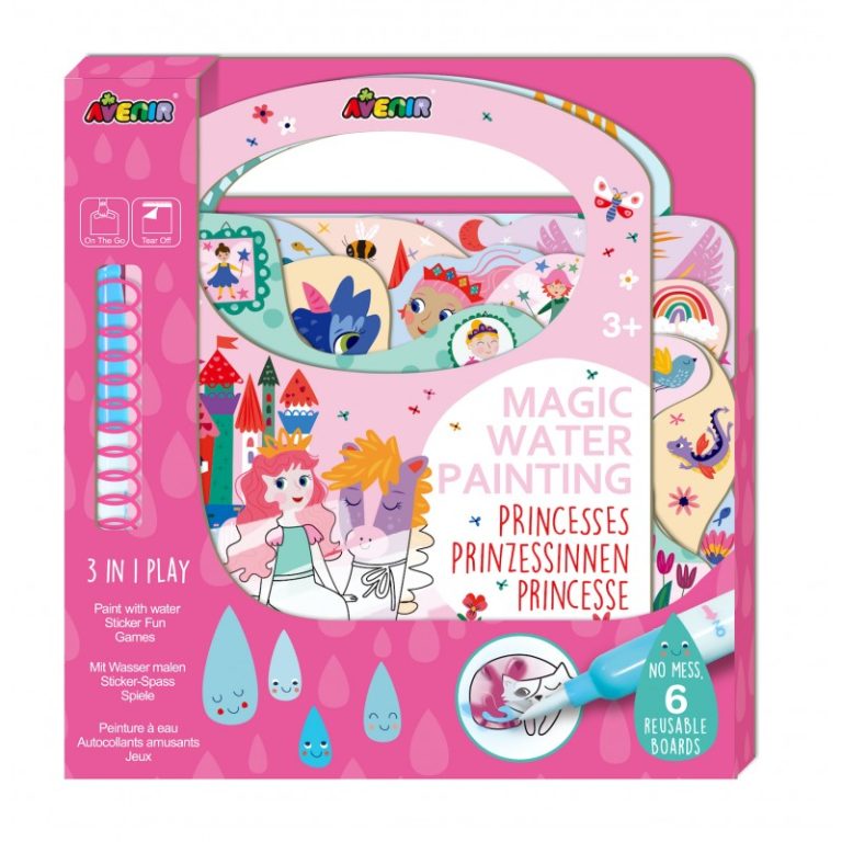 av221777 activities water painting book princess