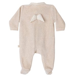 Babygrow laminado asas anjo camel Baby Gi 0 meses