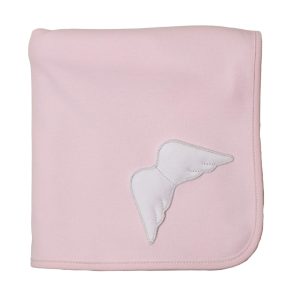 Fralda algodão anjo rosa Baby Gi 67cmx67cm