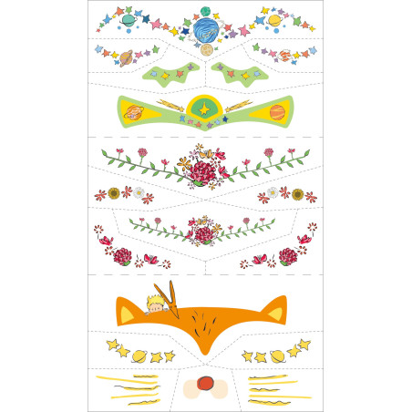 tlp244099 the little prince face stickers and tattoos 5
