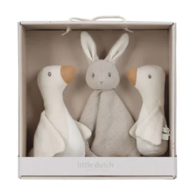 Giftbox newborn naturals em malha Little Dutch