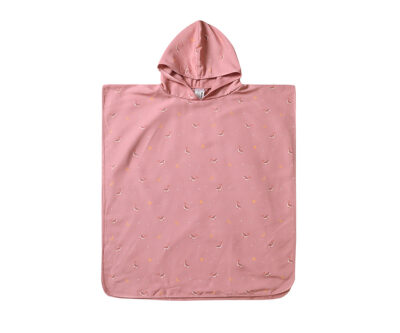 Poncho whale pink Monnëka