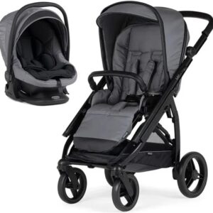 Duo Wei Chassis + ovo + cadeira de passeio cinzento Carbebé