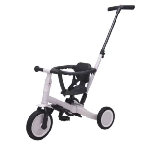 Triciclo 4 em 1 com guiador parental  lilás Top Mark