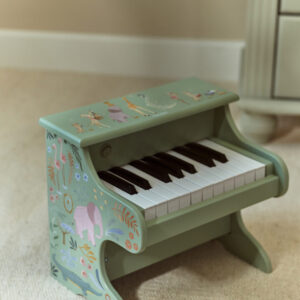 Piano de madeira verde Safari Friends Little Dutch