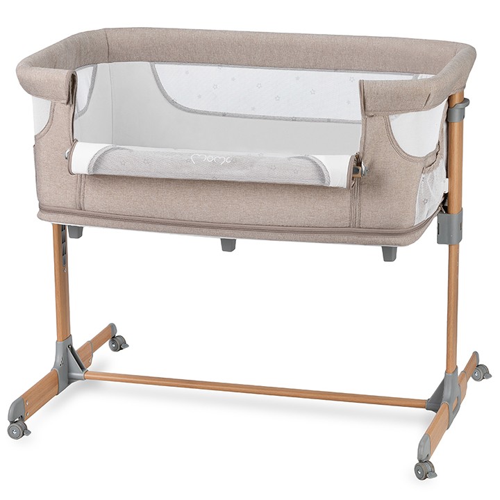 momi-smart-bed-bedside-cot-4in1-beige (3) momi smart bed bedside cot 4in1 beige 3
