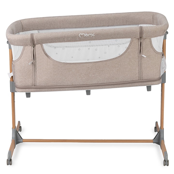 momi-smart-bed-bedside-cot-4in1-beige (5) momi smart bed bedside cot 4in1 beige 5