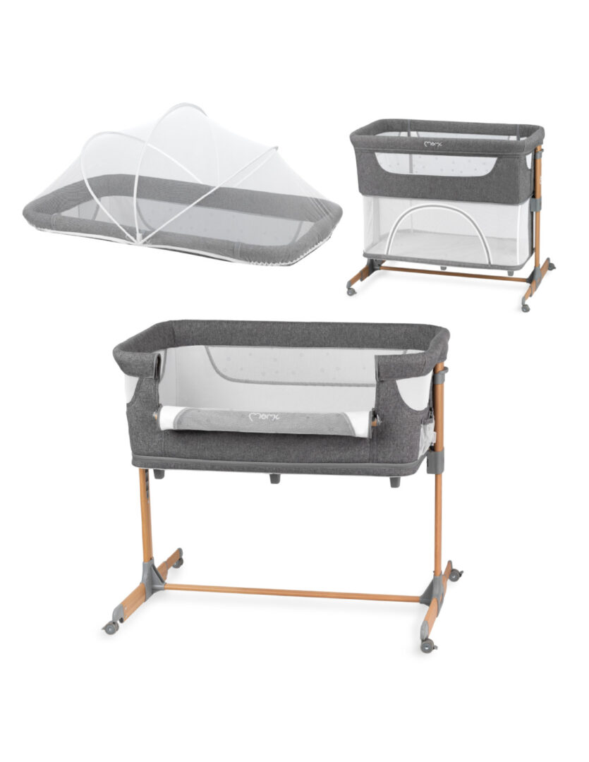 momi-smart-bed-bedside-cot-4in1-gray (10) momi smart bed bedside cot 4in1 gray 10