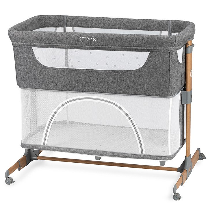 momi-smart-bed-bedside-cot-4in1-gray (2) momi smart bed bedside cot 4in1 gray 2