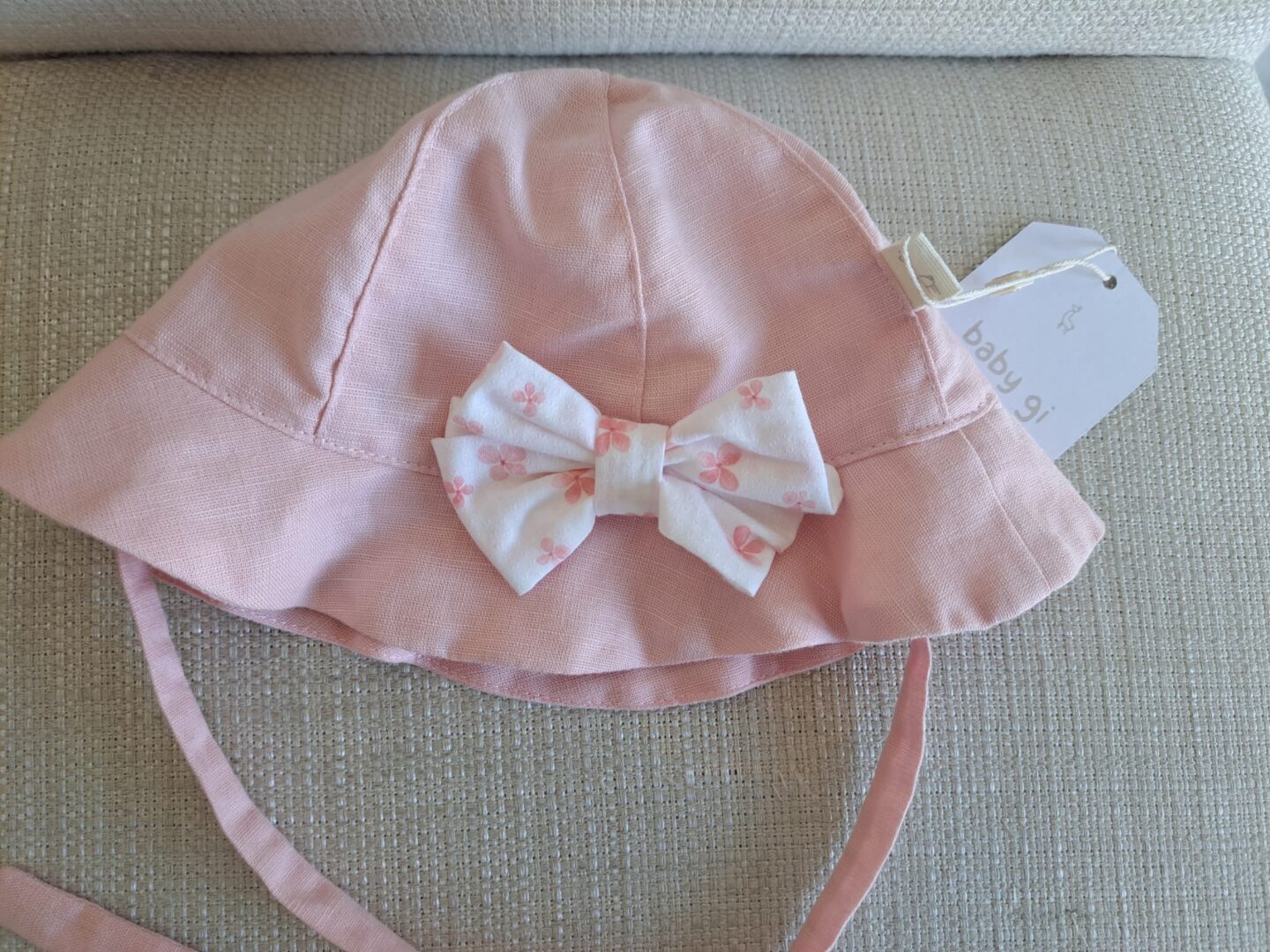 Chapéu  pétalas rosa 6/12m Baby Gi - Image 1