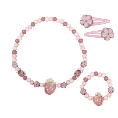 conjunto-joias-madeira-morango-little dutch